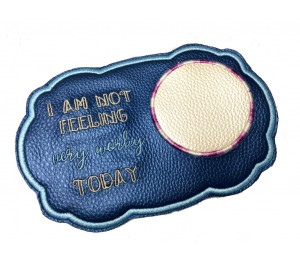 Stickdatei ITH - MugRug Girls "Not feeling very worky today"